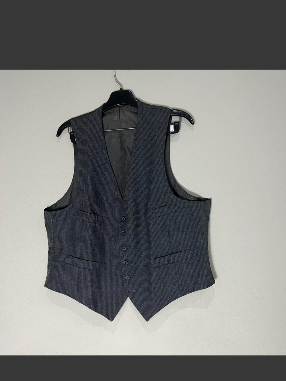 Vintage Dior grey suit vest size 42R